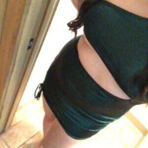 Green Club Dress Size M/L Range Gently Used